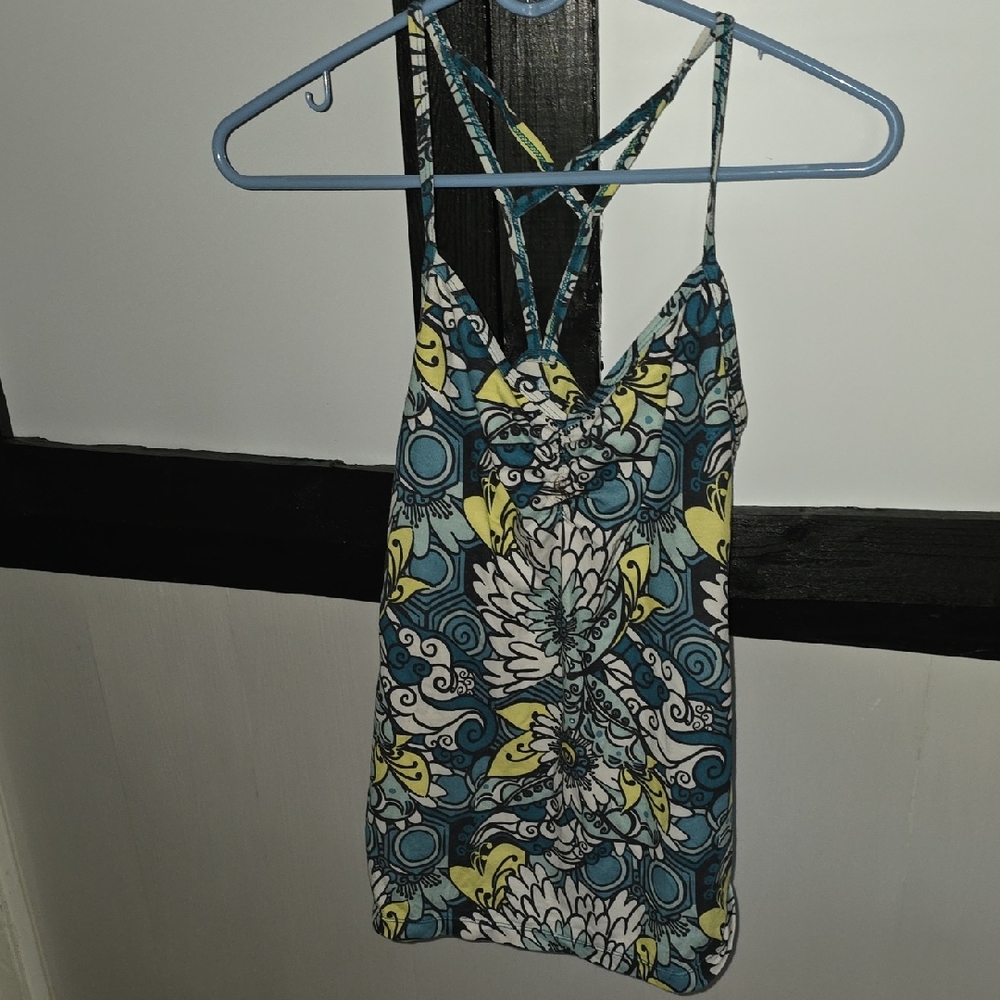 Floral Strappy Tank Top